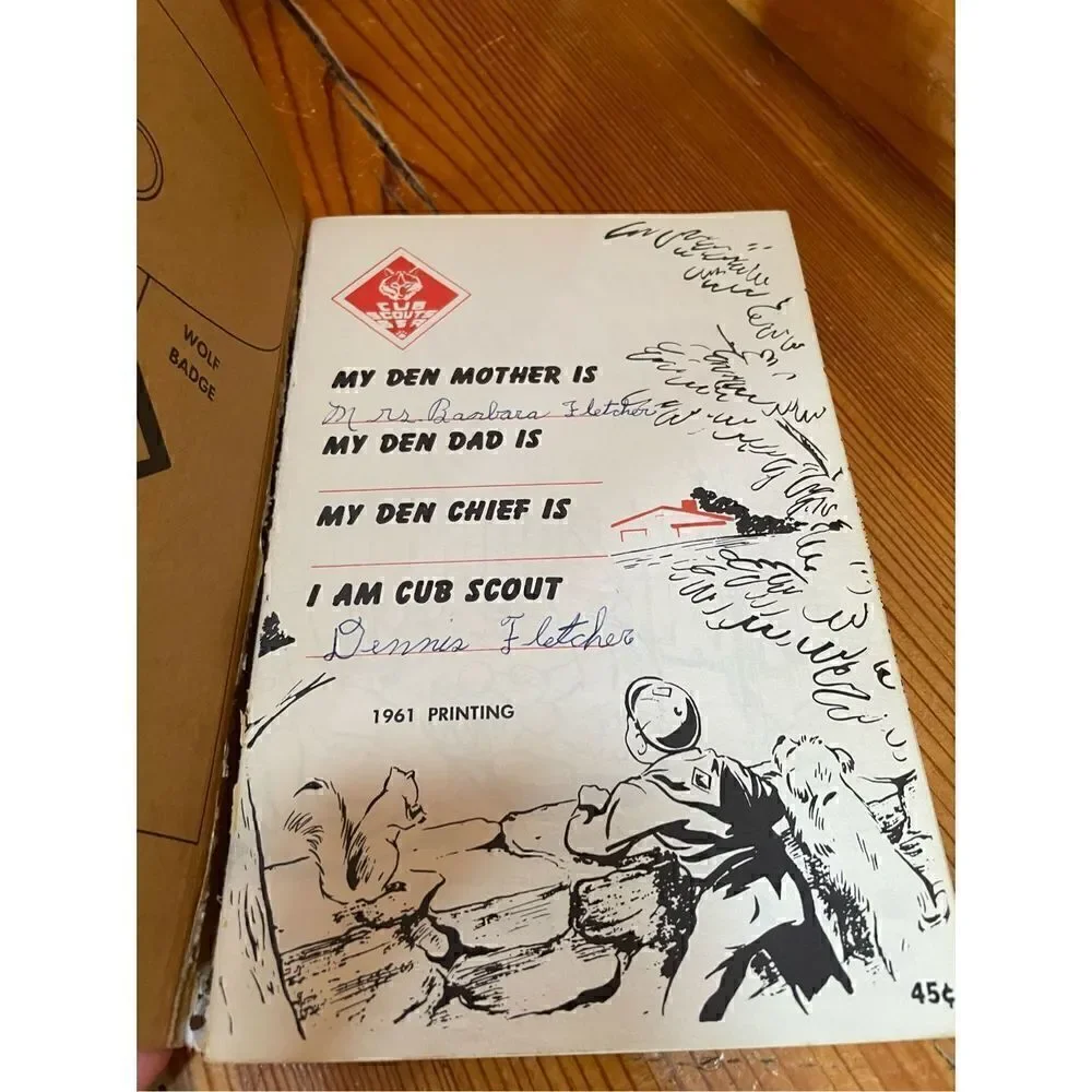 1950s Wolf Cub Scout Book